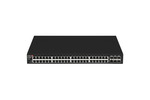 Switch Managed 48 porte Gigabit, Non PoE, 6 SFP+(10G) Slots