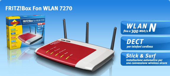 Immagine FRITZ!Box Fon WLAN 7270 Immagine FRITZ!Box Fon WLAN 7270